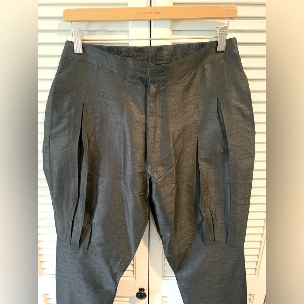 Manish Creations Black Silk Ethnic Pants Size 38 men’s - Picture 3 of 10